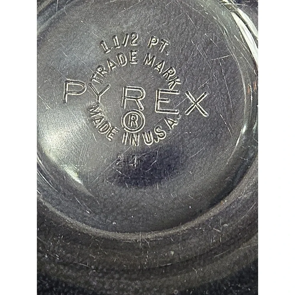 Vtg Pyrex Clear Glass Cinderella Mixing Bowls Nesting Mixing Bowl Set Mid Centur